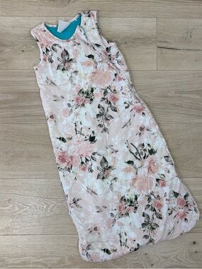 Posh Peanut Vintage Floral Pink Rose Sleep Sack